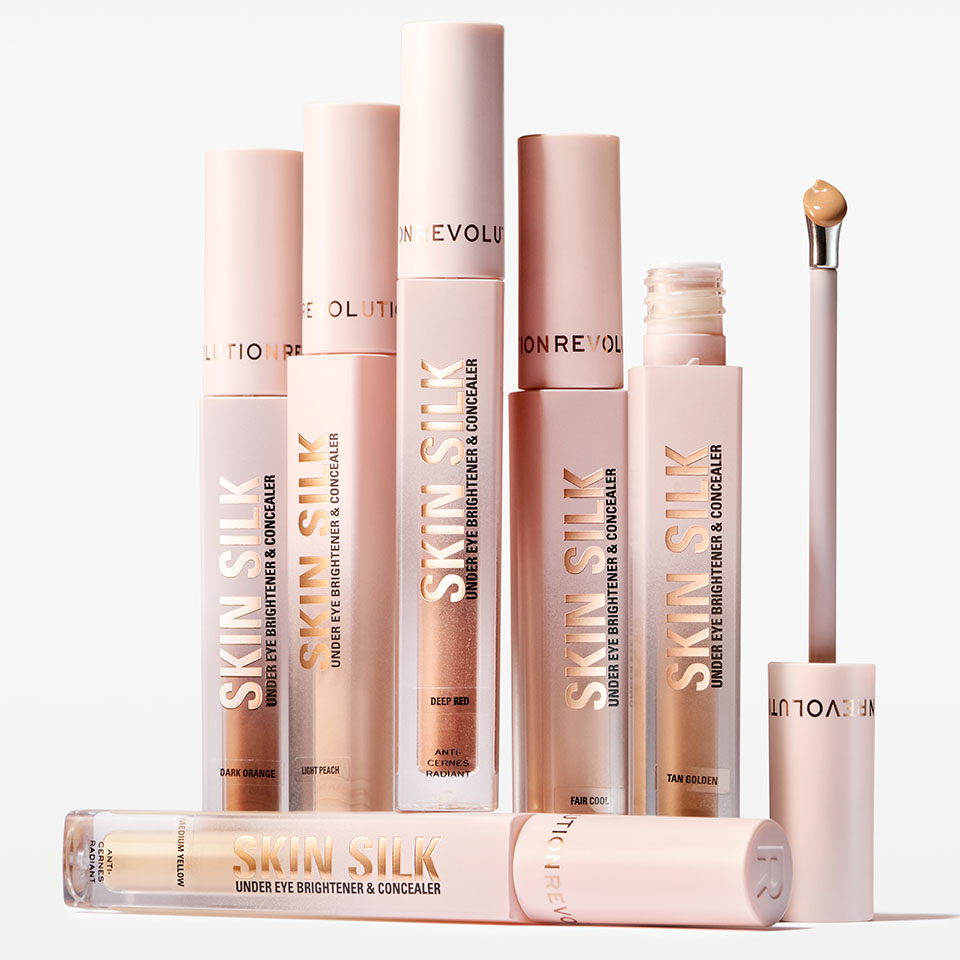 A photo of Revolution Skin Silk Radiant Serum Under Eye Brightener & Concealer